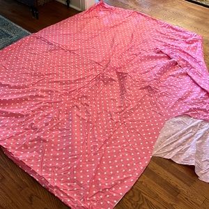 Pill polka dot Pottery Barn Kids F/Q Duvet for fabric or Twin Duvet, EUC